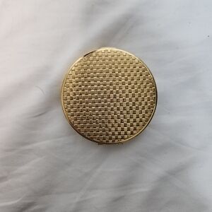 Vintage Gold Compact Mirror